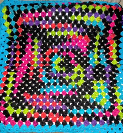 Multi colored Crochet Blankets