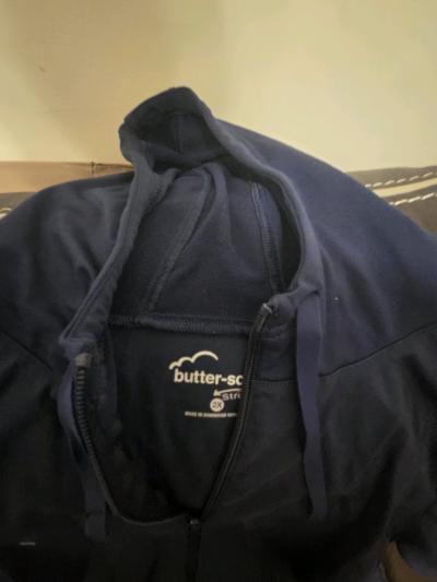 Womens Butter soft size 2x medical jacket Navy - Thumbnail 4