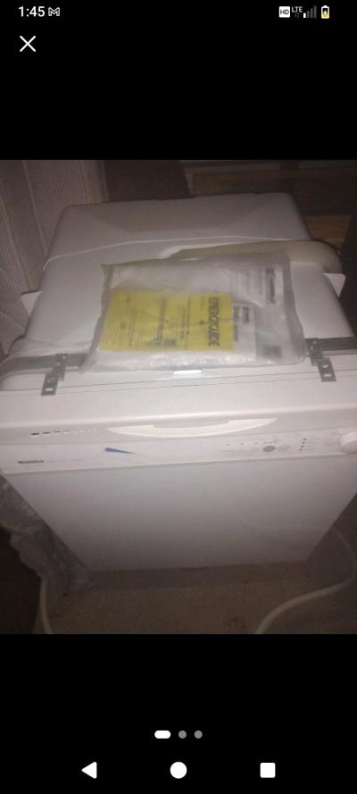 Dishwasher with Energy Guide never been used