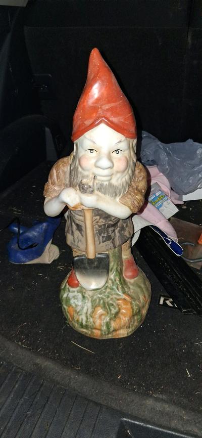 vintage early 1900s german garden gnome