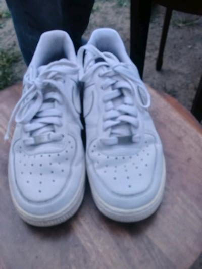 white leather womens or mens Nike