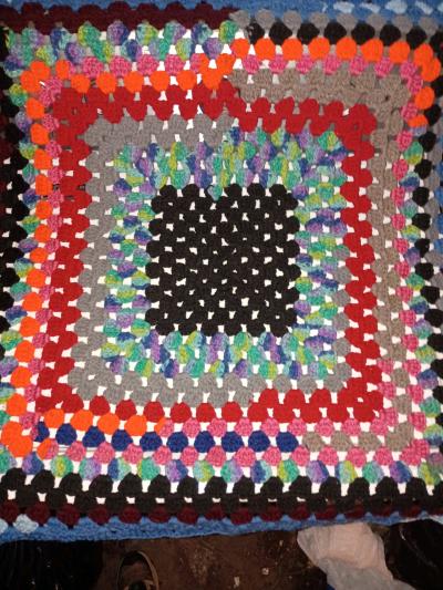 Multi colored Crochet Blankets - Thumbnail 2