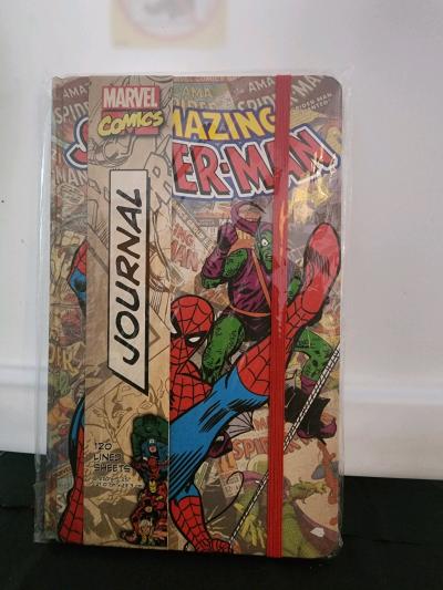 The Amazing SpiderMan Hardcover Journal With 120 Lined Sheet