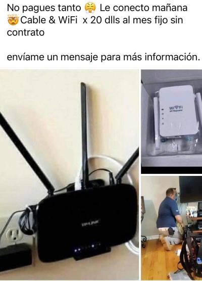 cable e internet para su vivienda