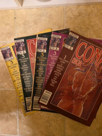 Comic Saga Magazine Comic 2 4 5 6 And 9 Vintage 19871988