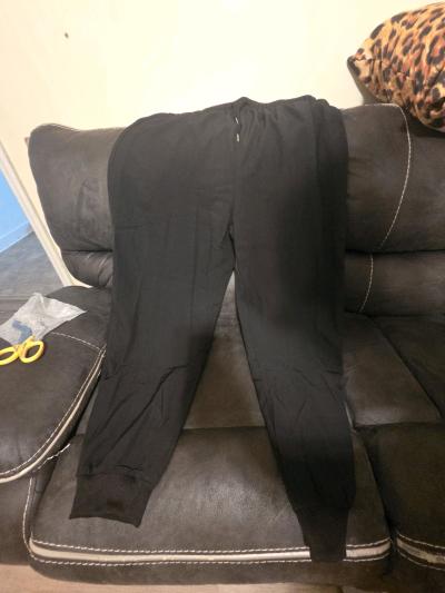 Unbranded black scrub pants size XL