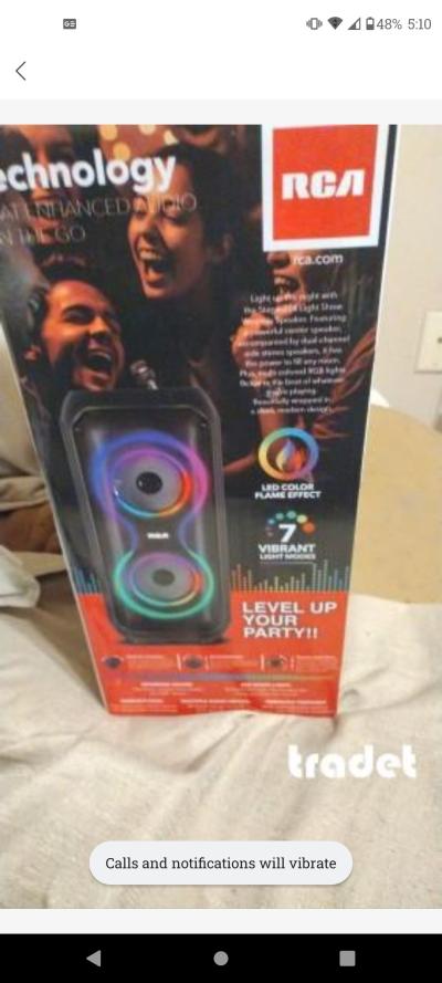 brand new rca party speaker never used - Thumbnail 4