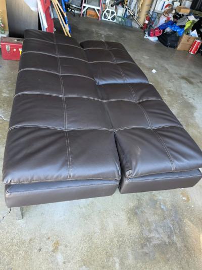 leather convertible Couch Bed