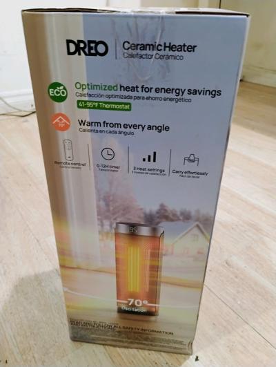 Dreo Solaris Plus 16 Ceramic Space Heater  1500W - Thumbnail 2