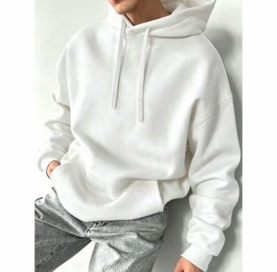 Mens Vintage Gray Graphic Hoodie Back Rose - Thumbnail 4