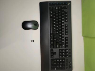 Wireless Logitech Mouse and Keyboard with receiver