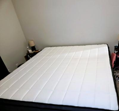 King Size Mattress and metal bed frame - Thumbnail 2