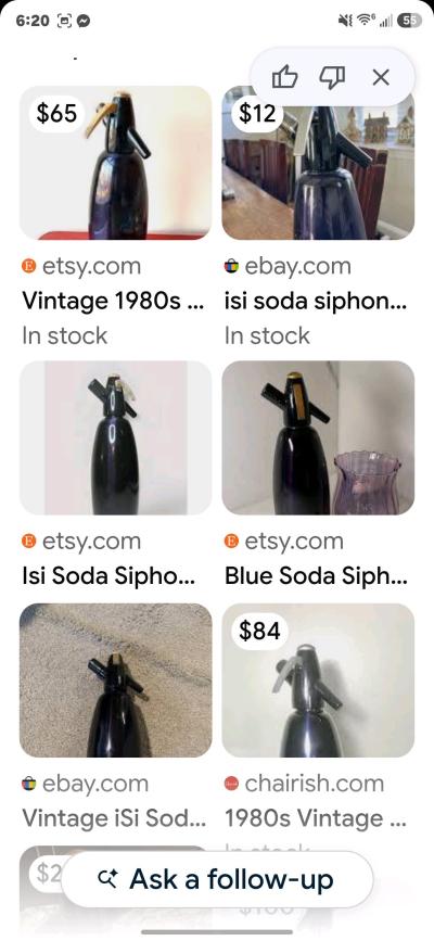 80s soda siphon and 2 wine vacuumed sealers - Thumbnail 8