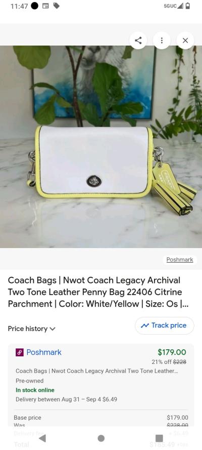 coach crossbody bag great condition - Thumbnail 2