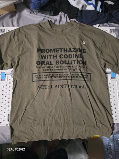 Brand new 100 Authentic cough syrup tee by Desto dubb
