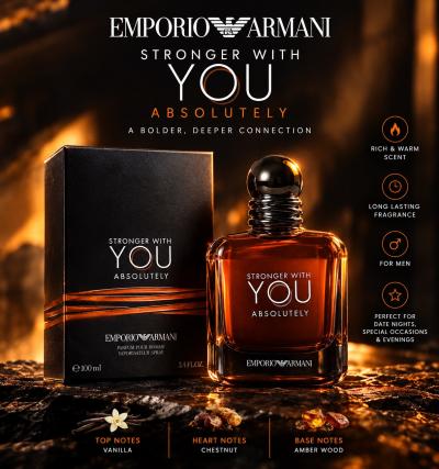 Emporio Armani Stronger With You Absolutely Mens Eau de Parf