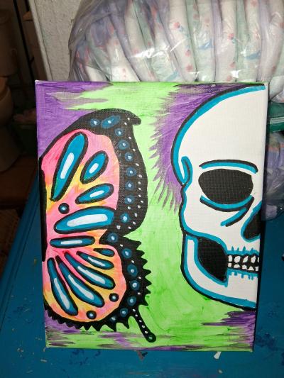 life and death pop art