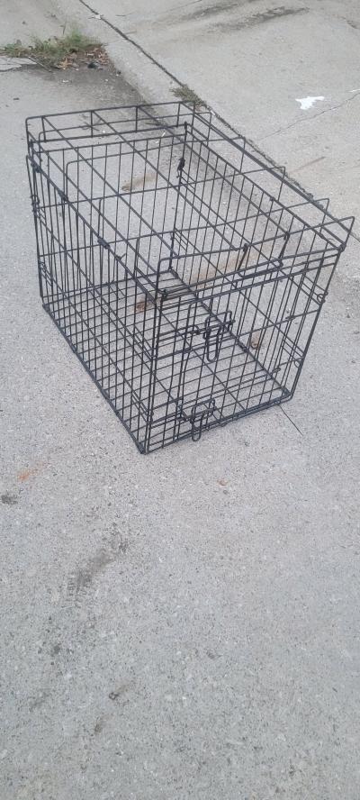 Medium size black dog cage - Thumbnail 2