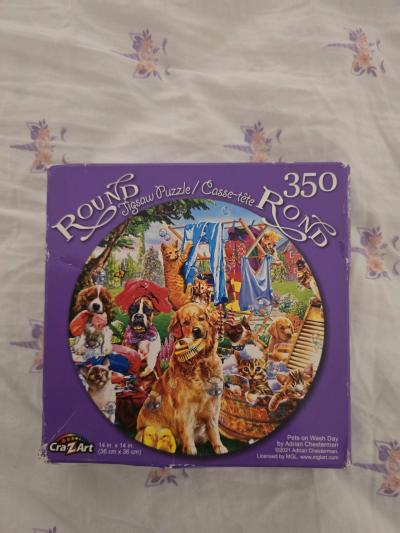 like new round dog Jigsaw Puzzle