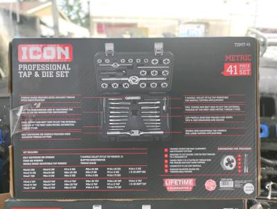 Professional Icon 41 piece Metric Tap and Die Set - Thumbnail 2