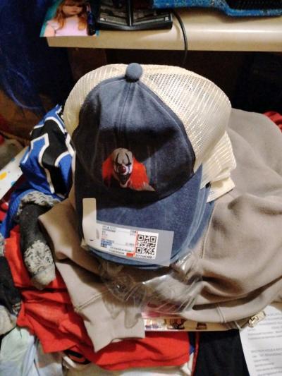 haunt clown  character  hats