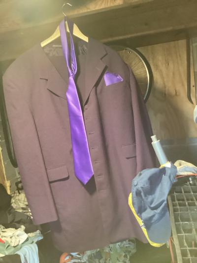 A Full Pierre Raisson Purple Formal Tuxedo Set - Thumbnail 2