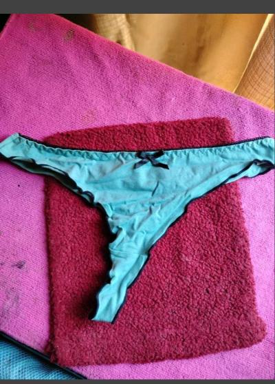 A Sexy Womans New Nice pair of Teal Color Thong Panties