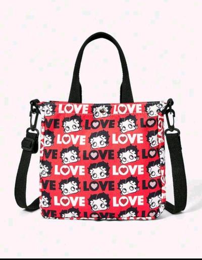Betty boop canvas purse