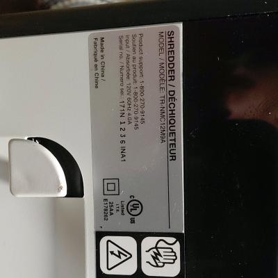 paper shredder tru red