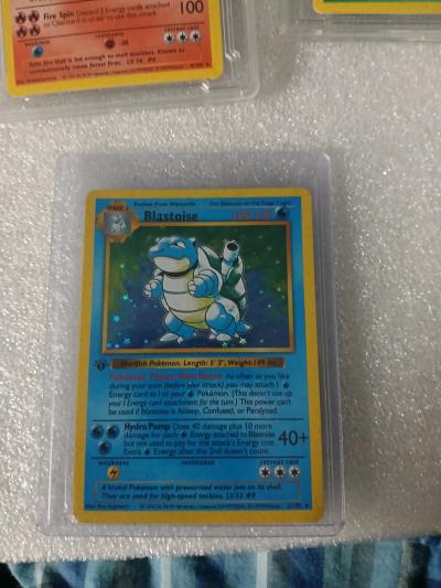 very nice and Blastoise card