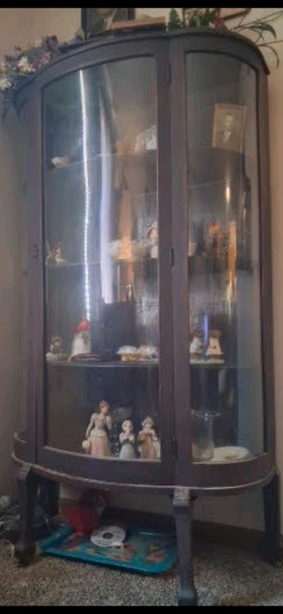 vintage China cabinet