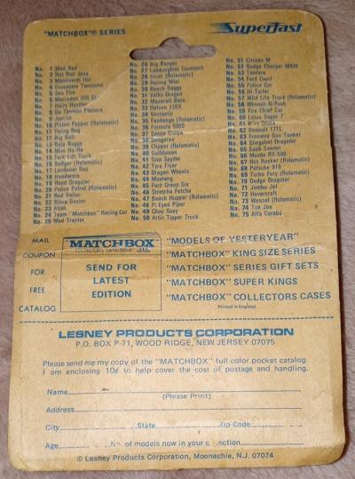 3 Original Vintage Lesney Matchbox Toys COMPLETE SEALED - Thumbnail 5