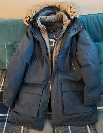Michael Kors Mens Navy Hooded Bib Snorkel Parka - Thumbnail 3