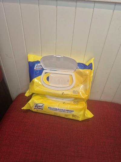 Lysol wipes brand new never been open must buy all 6 packs - Thumbnail 2