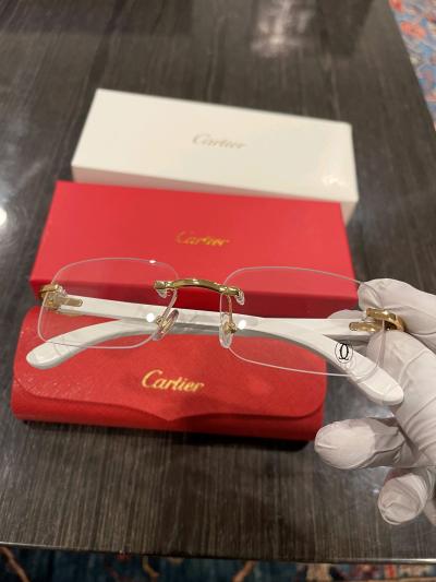 Cartier Sunglasses White Frame - Thumbnail 3