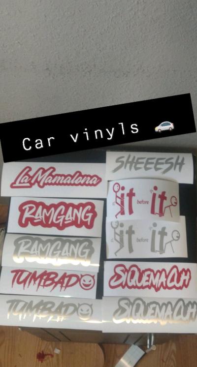 car vinyl sticker design also i do custom work