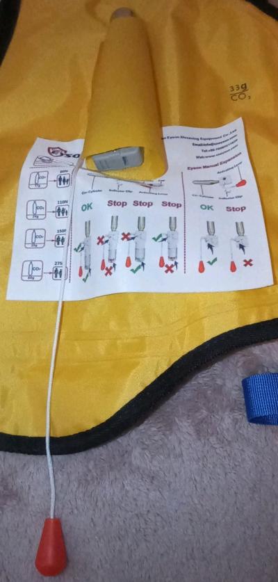 Eyson YSH7092 Inflatable Life Jacket - Thumbnail 6