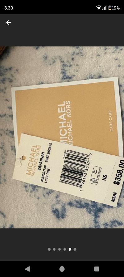 Michael Kors classic brown tote - Thumbnail 4