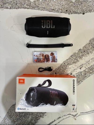 JBL Charge 6 Portable Bluetooth Speaker Black  28H Battery I - Thumbnail 5