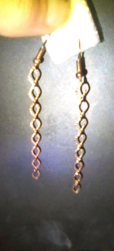 Rose gold plated earringsrNEW - Thumbnail 3