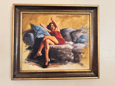 Night Lounge  Matt Abraxas  Paint on Canvas  2008