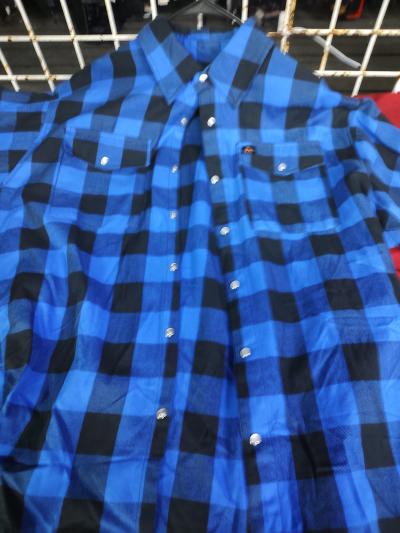 Flannel long sleeve button up shirts for men - Thumbnail 2