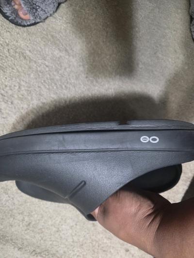 OOFOS unisex black sz 9M 11W - Thumbnail 2