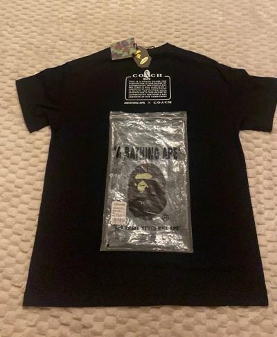 BAPE x Coach Collaboration TShirt Black - Thumbnail 2