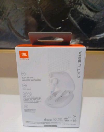 JBL Vibe Flex 2 White Headphones - Thumbnail 2