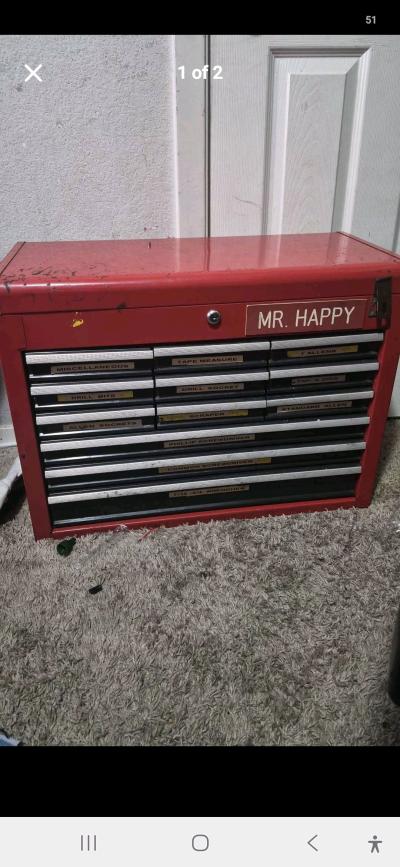 Craftsman toolbox 12 drawers