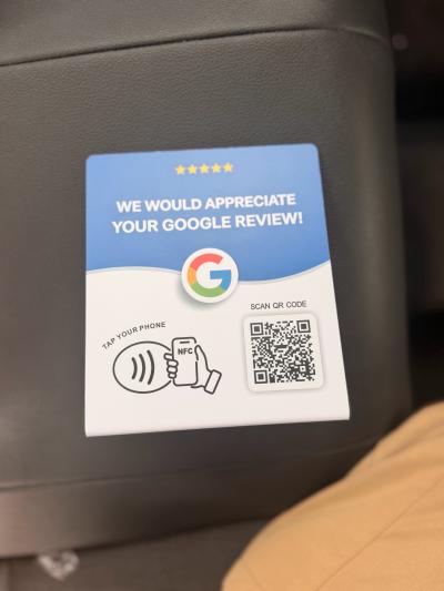18 Pack NFC QR Code Customer Review Cards  Tap  Scan Busines