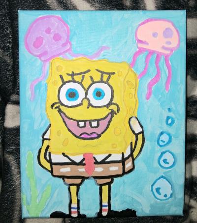 spongbob painting