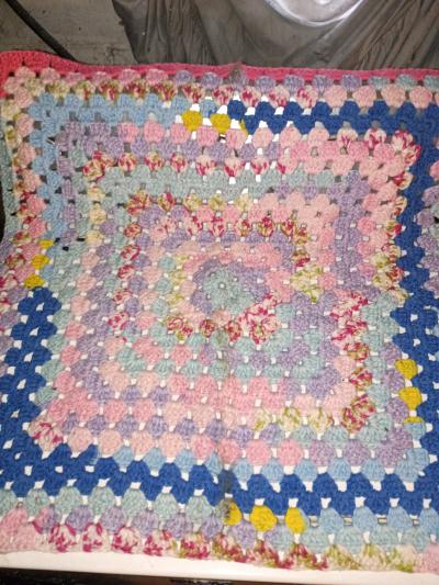 Multi colored Crochet Blankets - Thumbnail 3