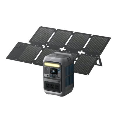 Anker SOLIX C300 Portable Power Station with 60W Solar Panel